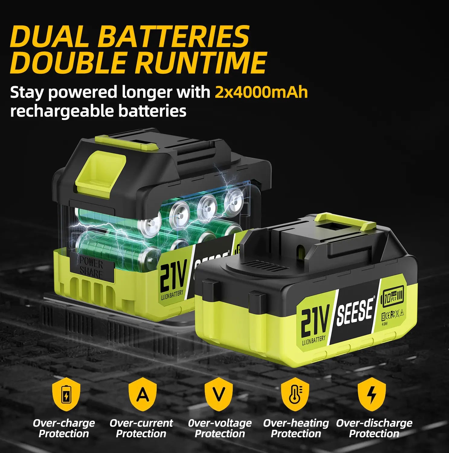 2-in-1 8" Brushless Mini Chainsaw & Pole Saw, Cordless Tree Pruner with Extension Pole